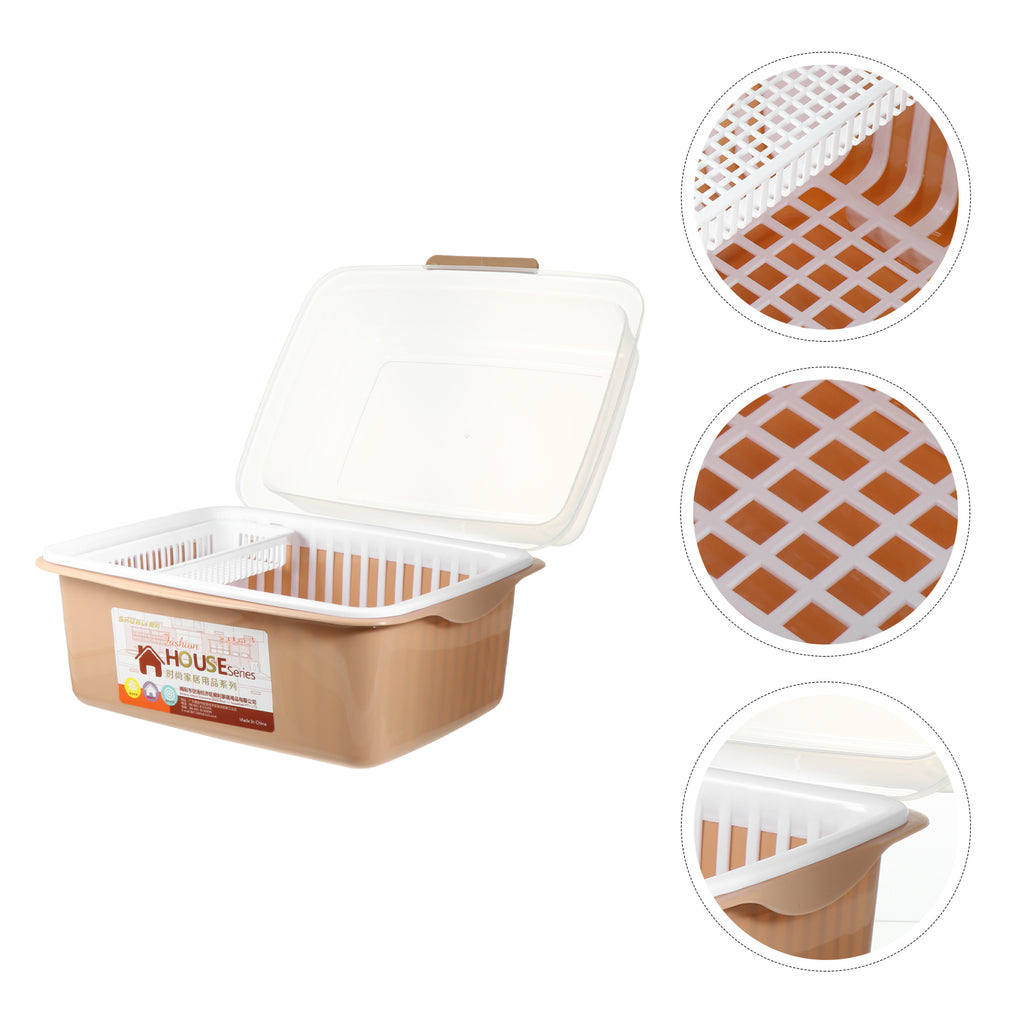 Plastic Milk Bottle Draining Box Tableware Storage Rack P643