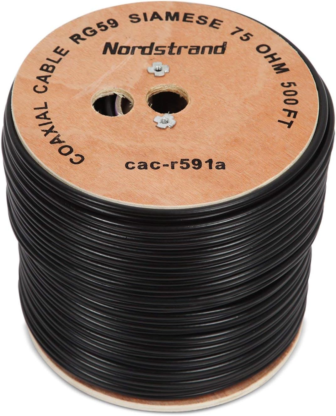 20AWG RG59 Siamese Coaxial Cable 500ft W7731
