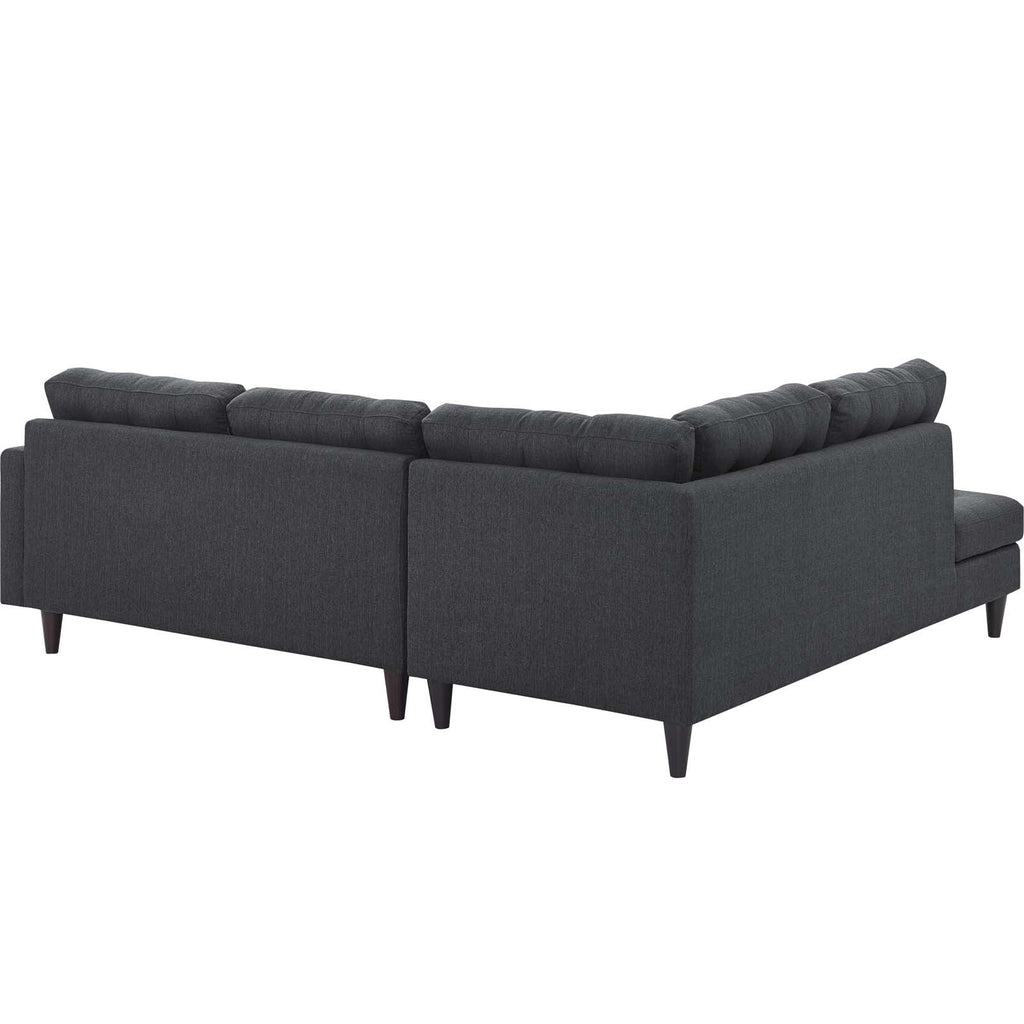 Grey Fabric Sectional Sofa S8175