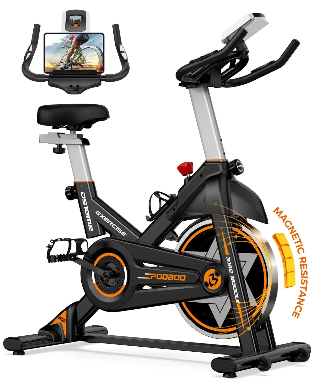 Indoor Cycling Bike with Silent Magnetic Resistance W828219