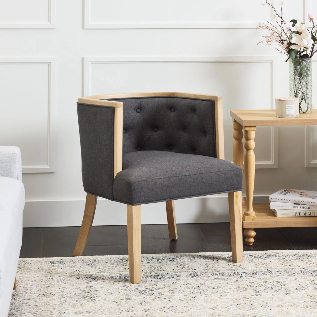 Charcoal Upholstered Accent Chair X73459
