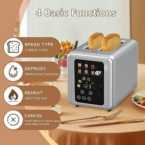 2 Slice Touch Screen Toaster W351655