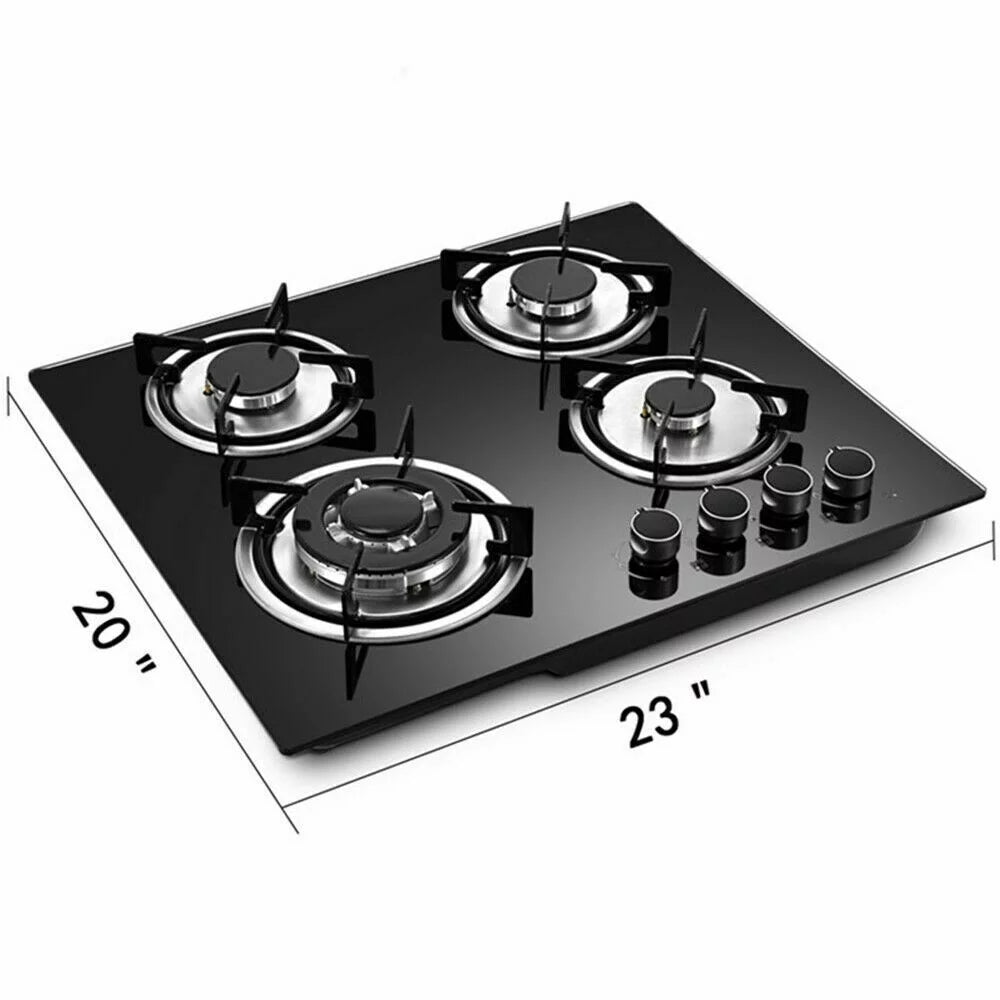 23" 4 Burners Built-in Gas Cooktop D536