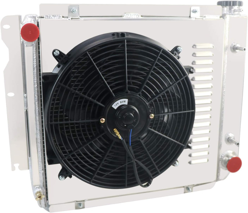 3 Row All Aluminum Radiator with Shroud Fan S1194