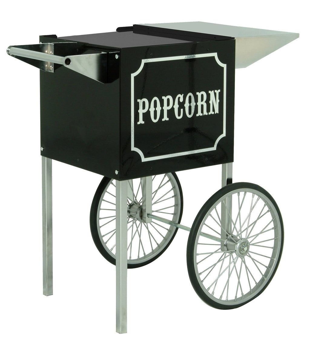 Small Popcorn Cart for 4-Ounce Poppers (Black / Chrome) L936