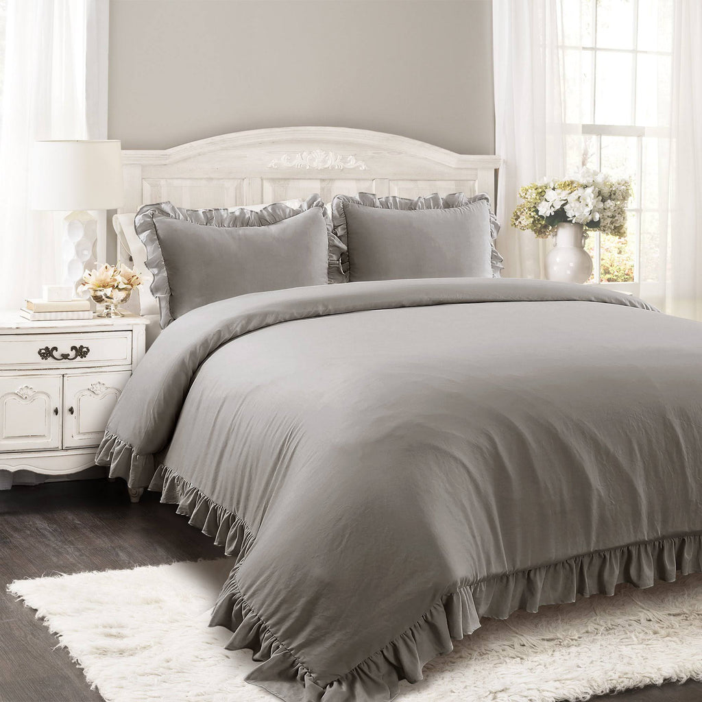 Gray King Comforter Set J520958