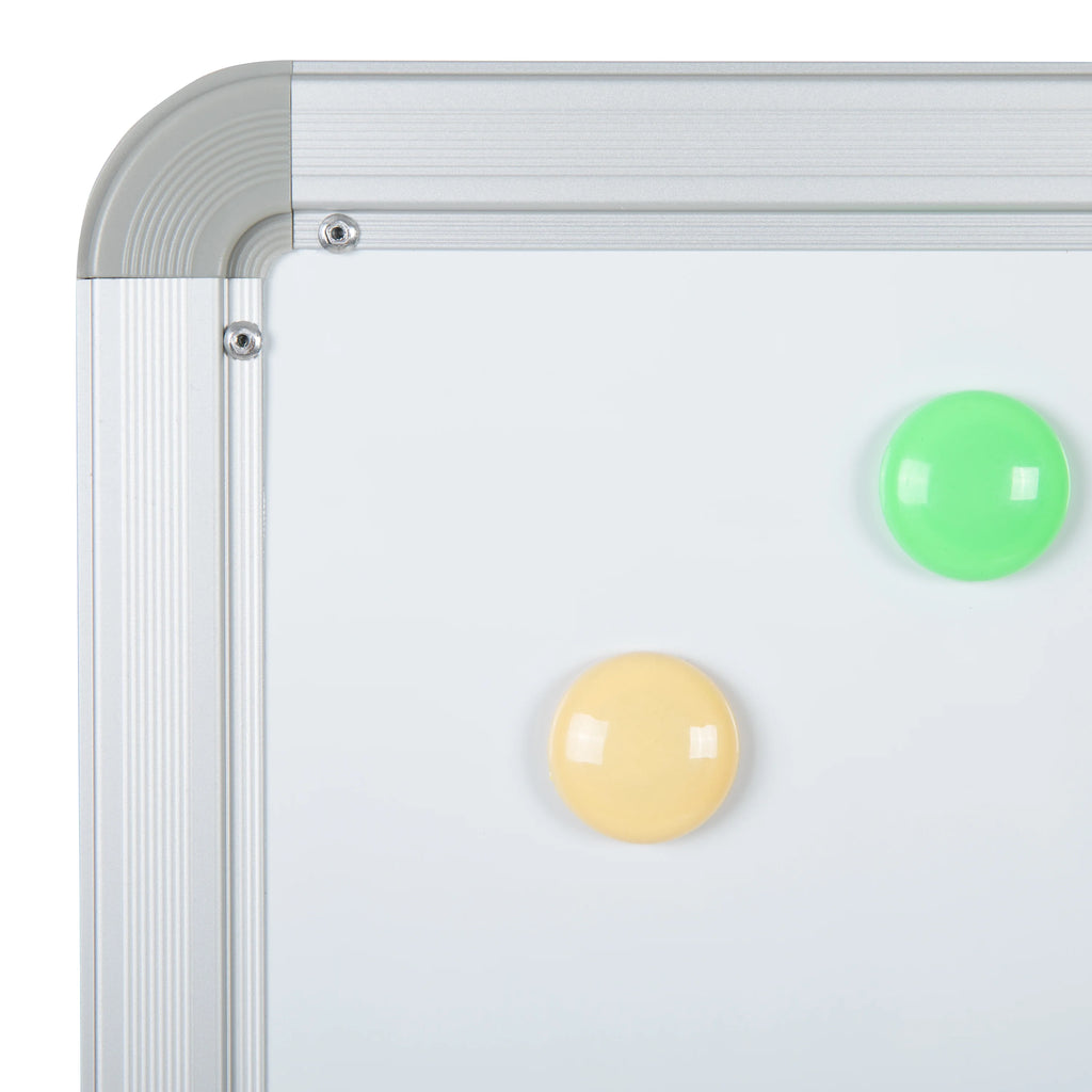 Double-Sided Mobile White Board with Pen Tray N241057