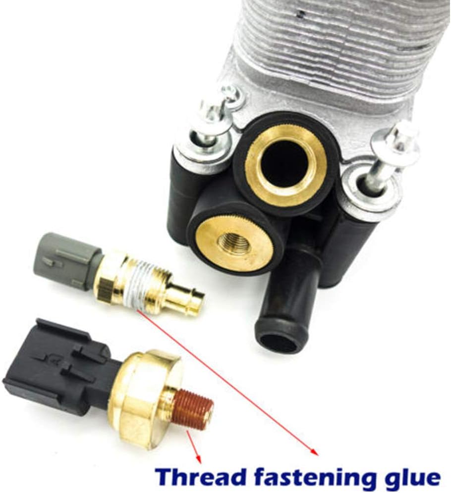 Engine Oil Filter Cooler Housing Assembly Complete Kit Compatible with 3.6L E62540