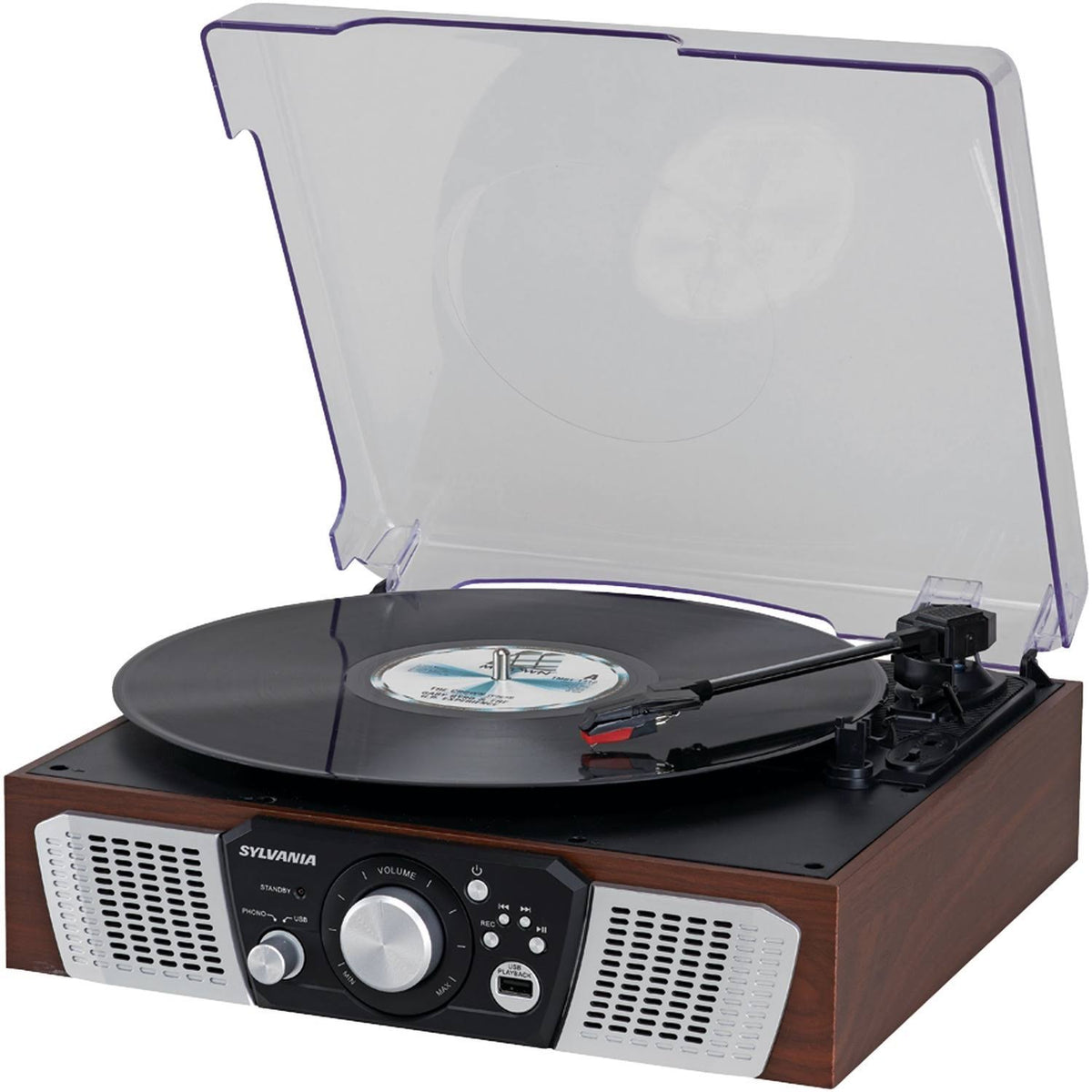 Turntable with 2 Built-in Speakers O9611