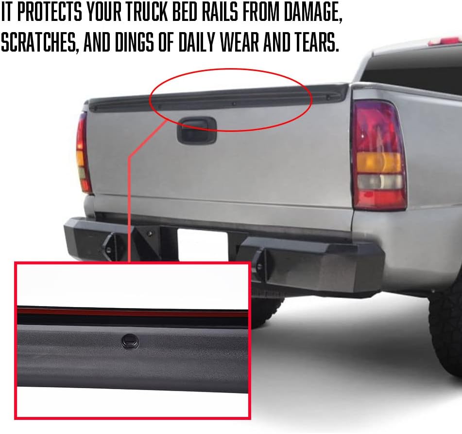 Tailgate Molding Cap for Chevy Silverado GMC Sierra F284