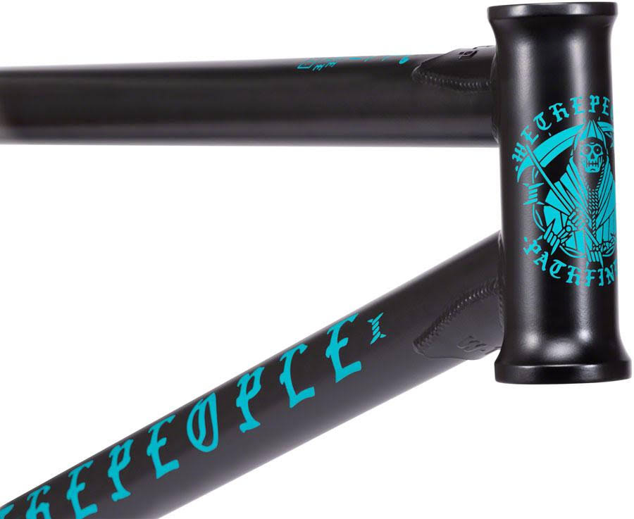 Matt Black/Raw Fade BMX Frame D174061