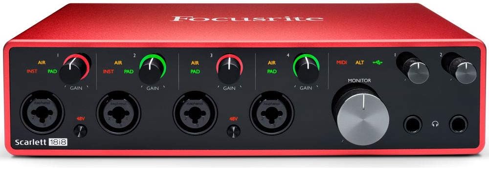 USB Audio Interface with Microphone Stand & XLR Cable Bundle B408866
