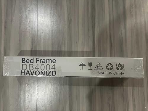 Full Size 14 Inch Metal Platform Bed Frame with LED Lights H413