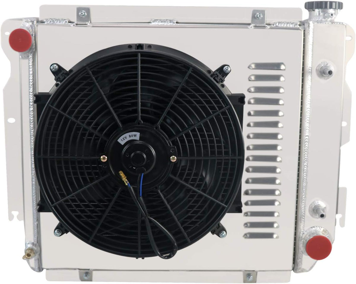 3 Row All Aluminum Radiator with Shroud Fan S1194