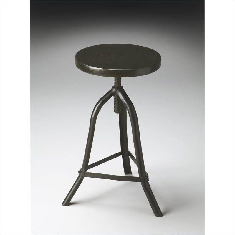 Black Revolving Stool H30002