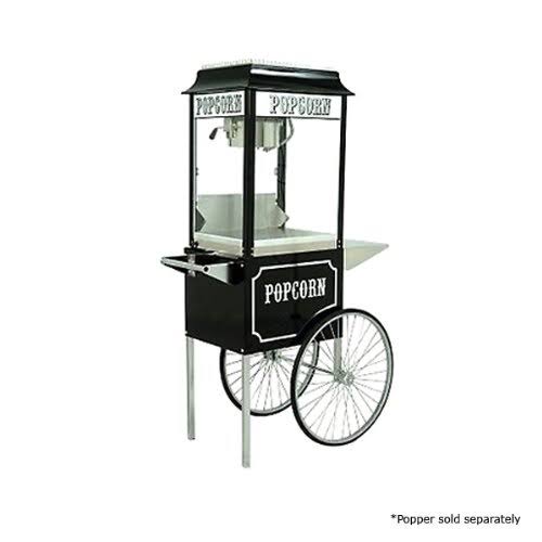 Small Popcorn Cart for 4-Ounce Poppers (Black / Chrome) L936