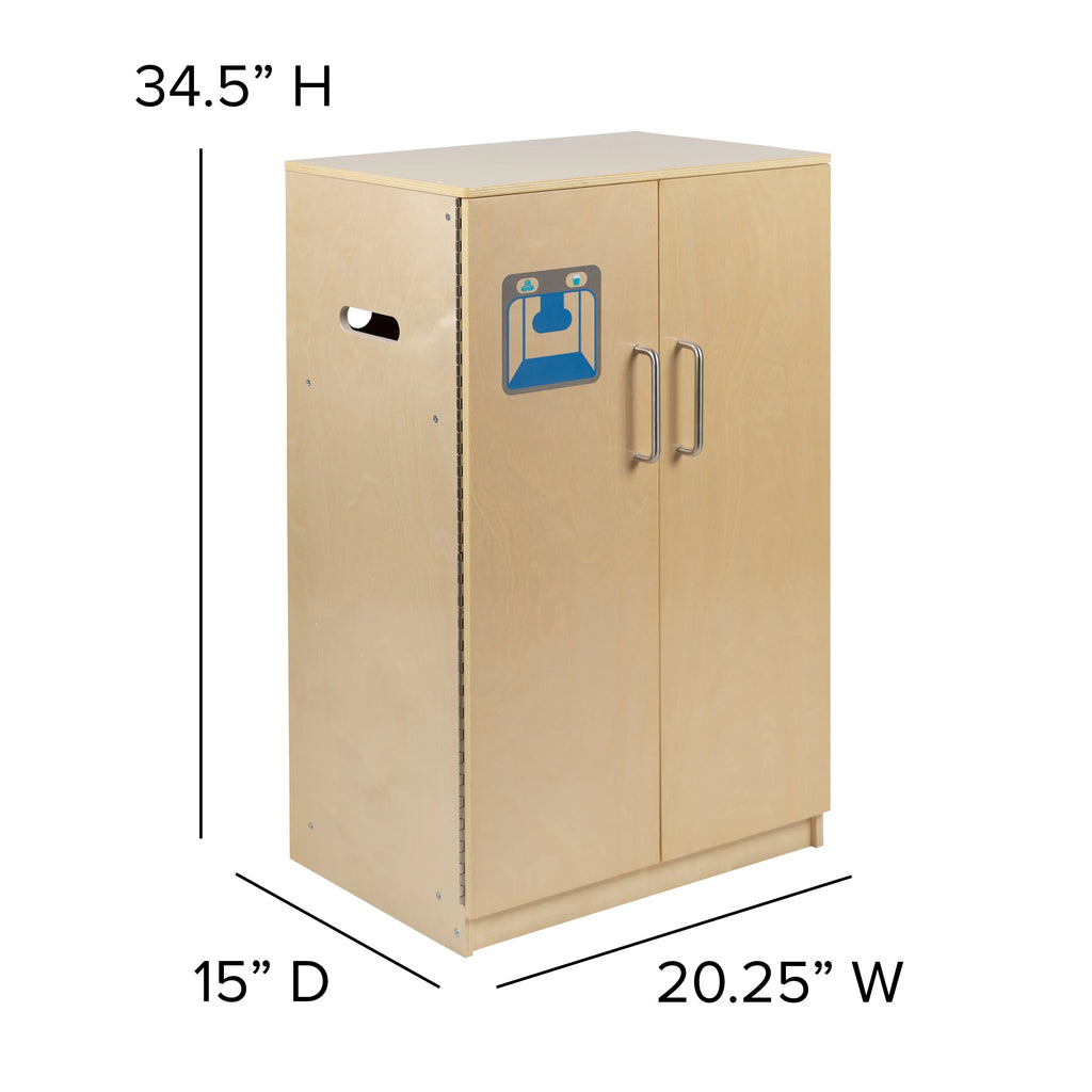 Children's Wooden Kitchen Refrigerator F557774