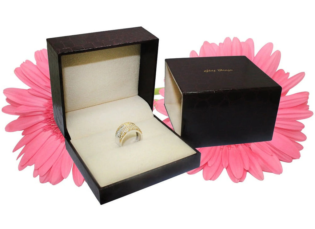 14K Gold Princess Solitaire Diamond Ring 0.75 Carat N1705
