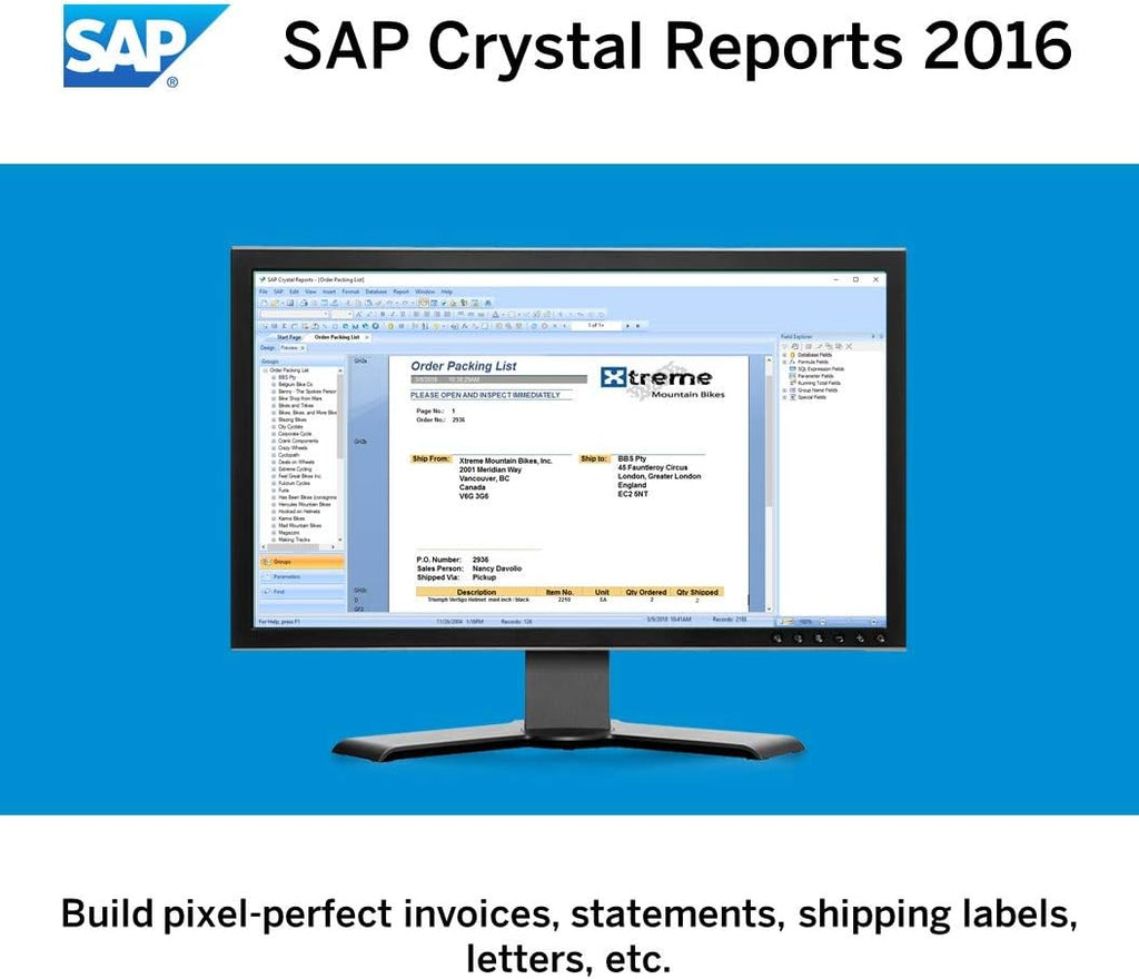 Crystal Reports 2016 Reporting software [32 Bit] B1358