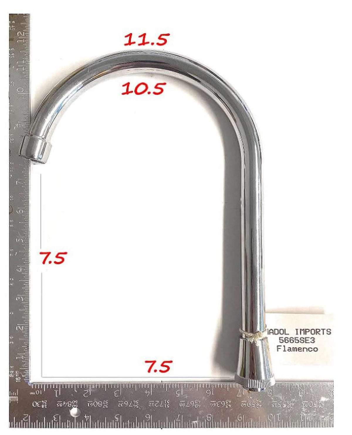 High-Rise Swivel Spout Kitchen Faucet B347556