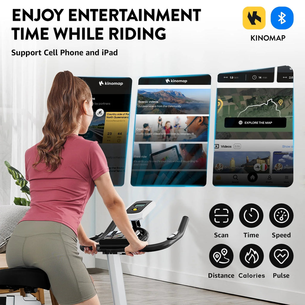 Indoor Cycling Bike with Silent Magnetic Resistance W828219