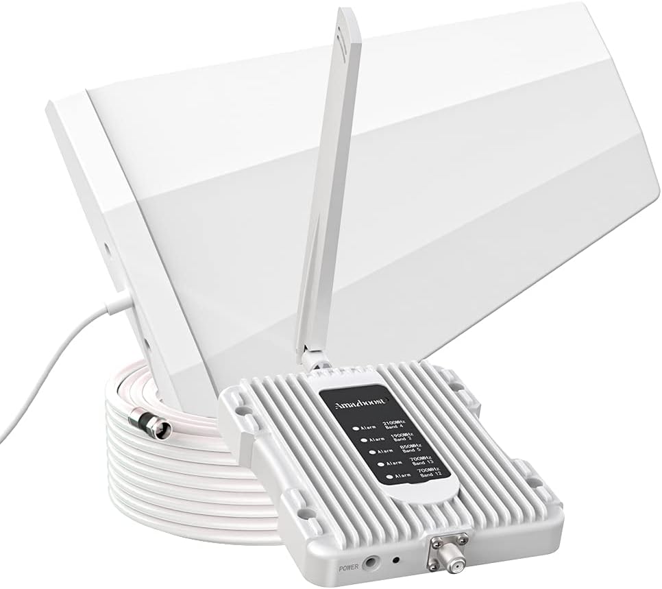 Cell Phone Signal Booster Kit for Home Up to 2,500 sq ft, Boosts 3G/4G/5G LTE Data S7199