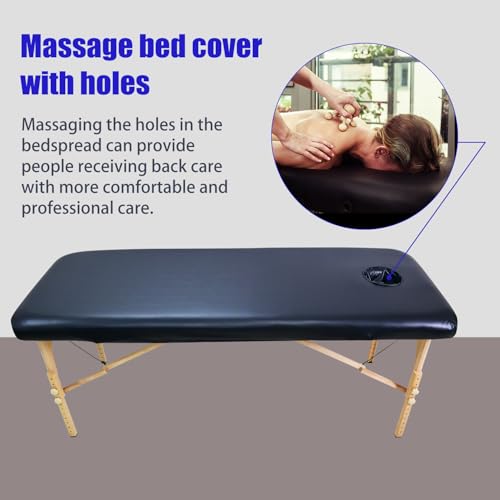 Vinyl Massage Table Cover with Face Hole E446