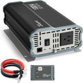Pure Sine Wave 1000 Watt 12vdc to 120vac Car Inverter with Dual Ac Outlets Q72185