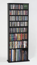Oak Veneer Multimedia Storage Rack X48091