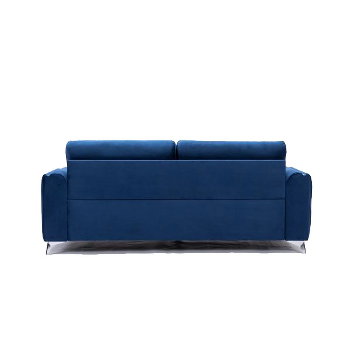 Blue Velvet Solid Pine Wood Sofa W699641