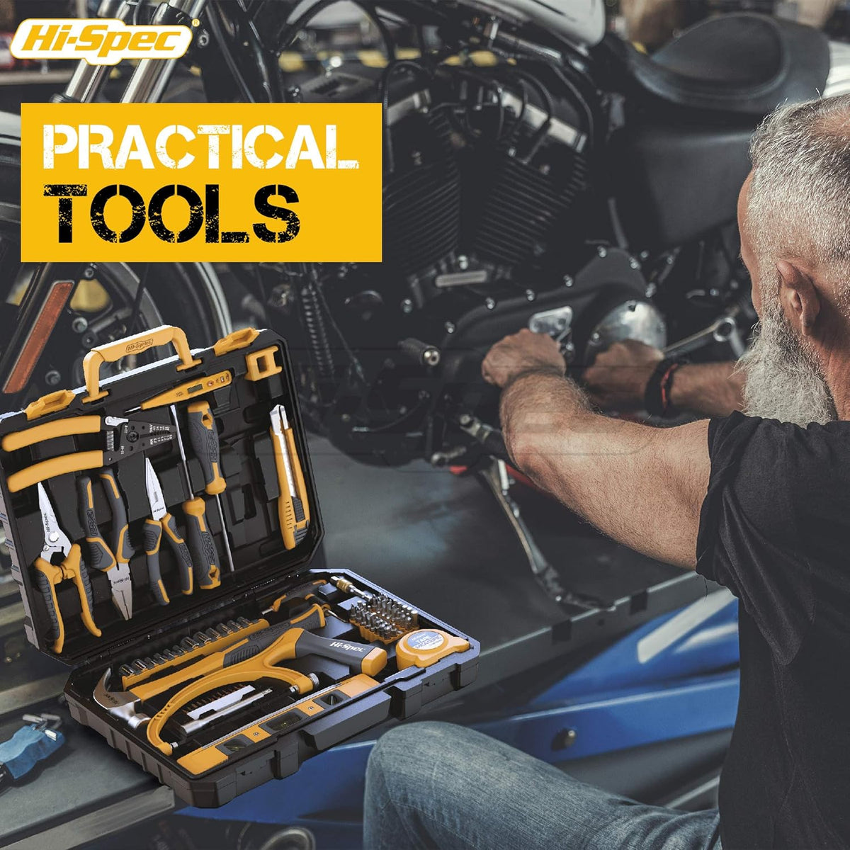 82 Piece Home & Garage Tool Kit Set with Storage Case S53927