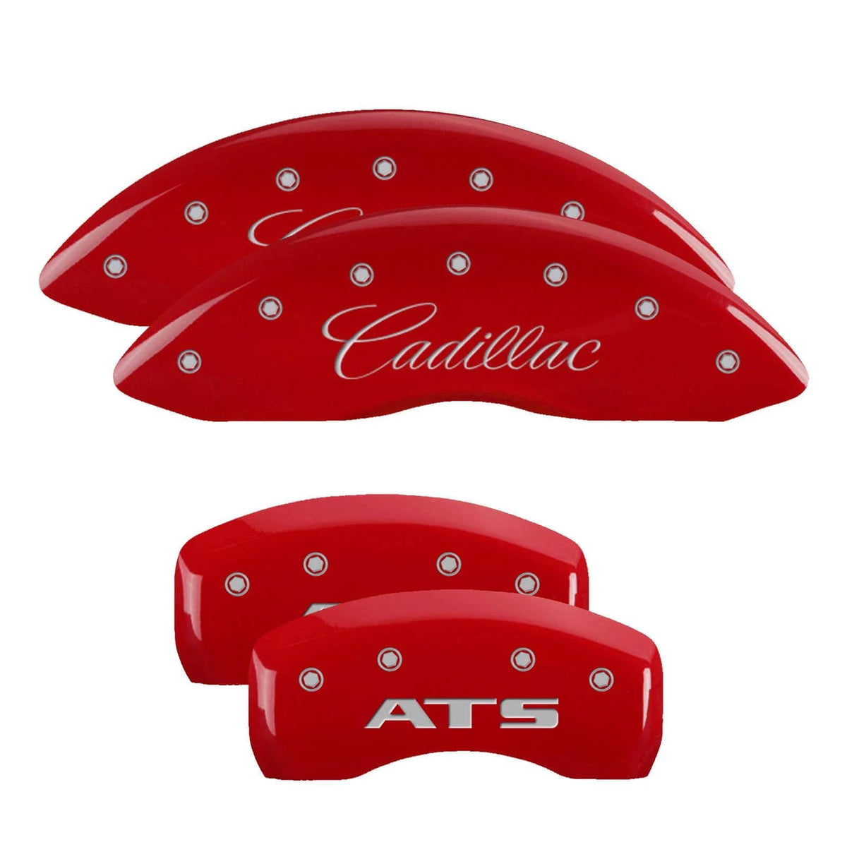 Red Cadillac Caliper Covers Q78613