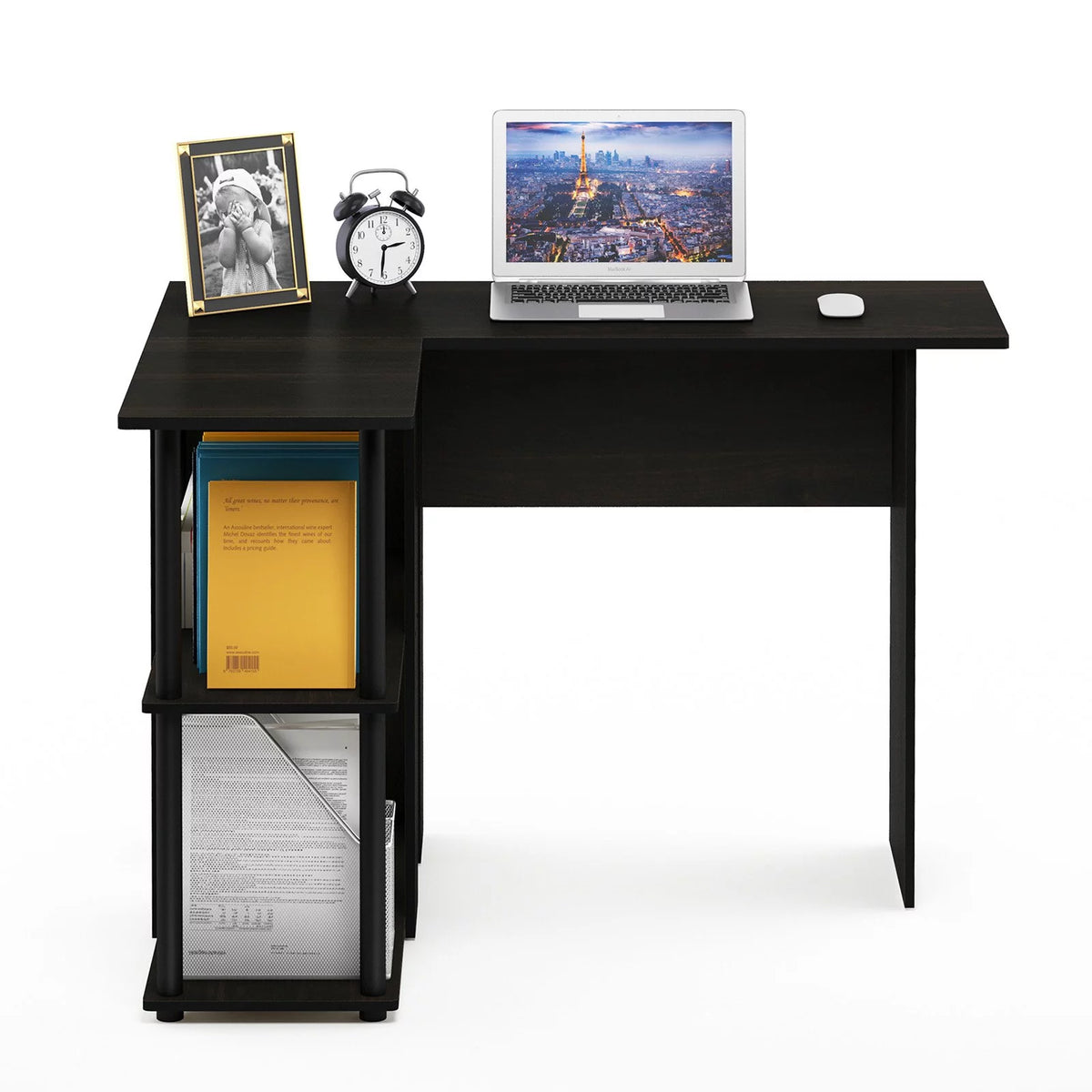L-Shape Desk with Bookshelf X2934