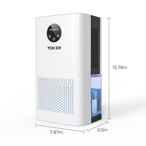 77 OZ Dehumidifier with Sleep Mode Auto Shut Off White G26605