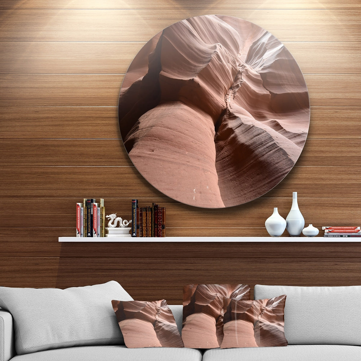 Metal Print of Dark Upper Antelope Canyon X153007
