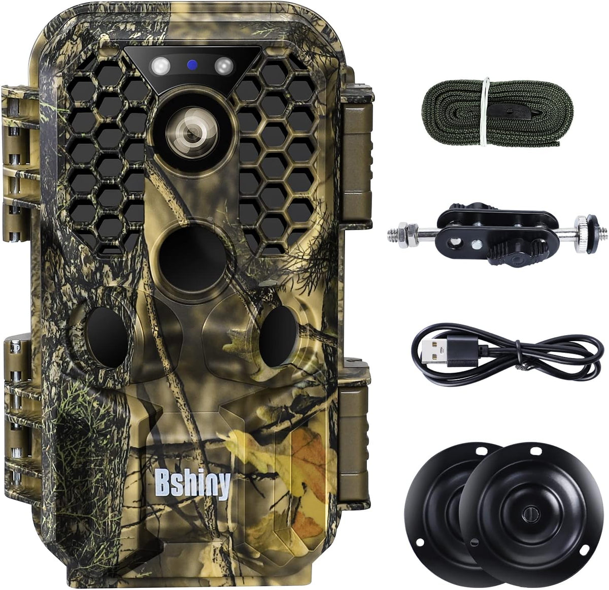 4K 30MP Night Vision Motion Activated Waterproof WiFi Bluetooth Trail Camera Y516