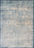 Lt. Blue Ivory Rug P51205