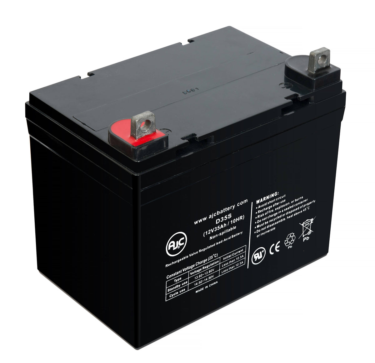 12V 35Ah UPS Replacement Battery T196634