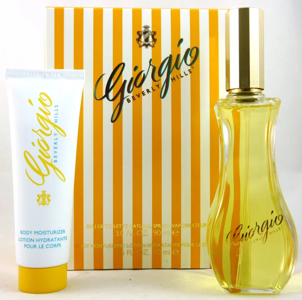 2 Pc Gift Set 3oz EDT Spray 1.6oz Body Moisturizer S3329