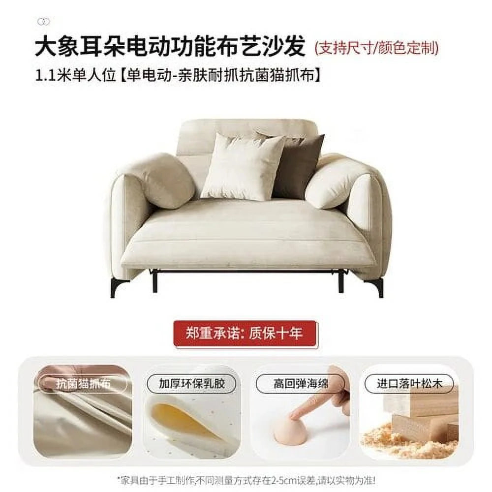 White Accent Sofa Set J844