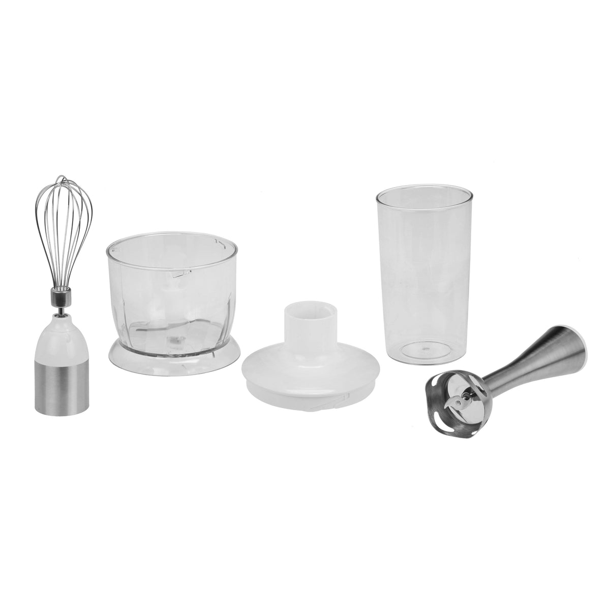 White Combi Mixer with Mixing Cup, Chopper & Whisk E215