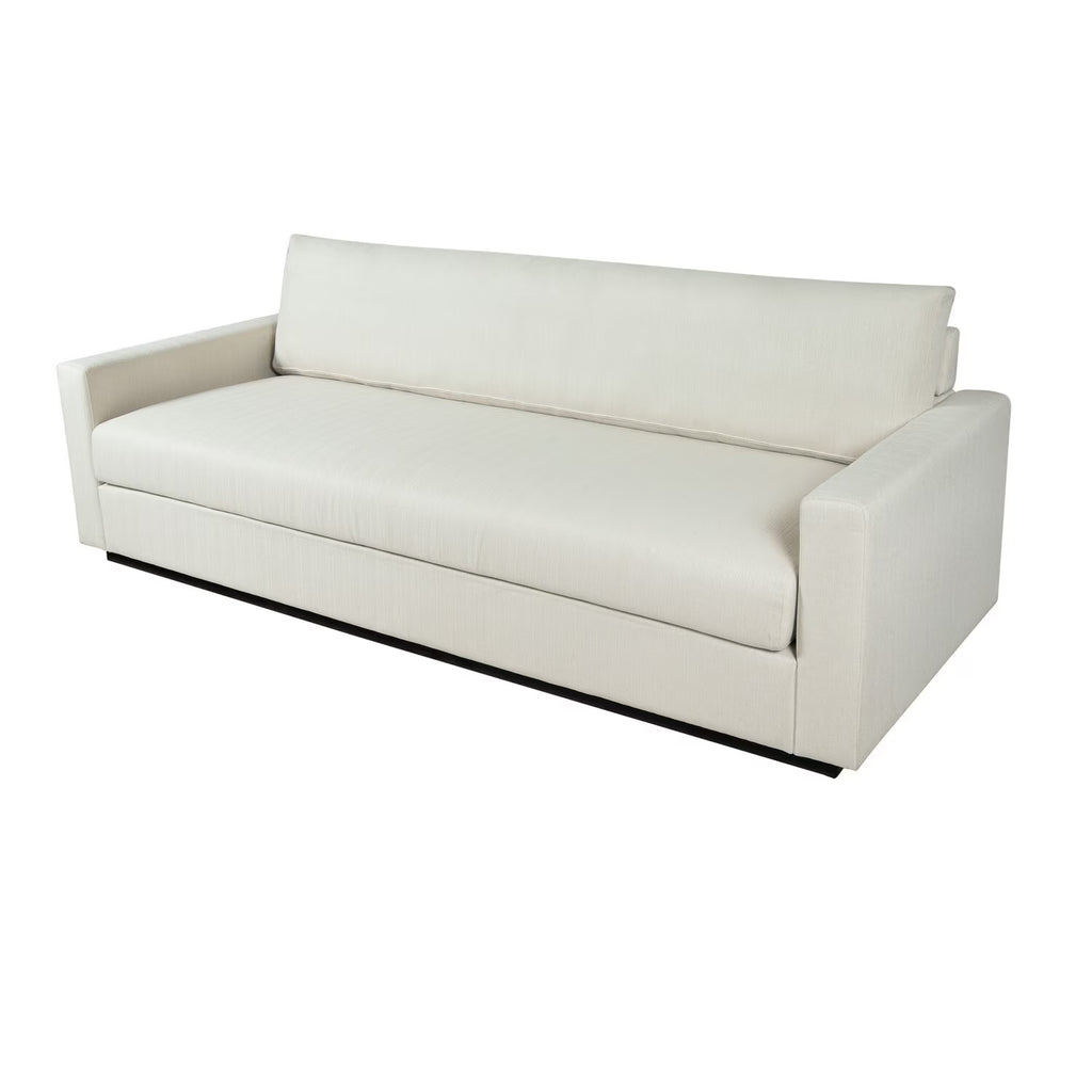 White Fabric Upholstery Sofa J45762