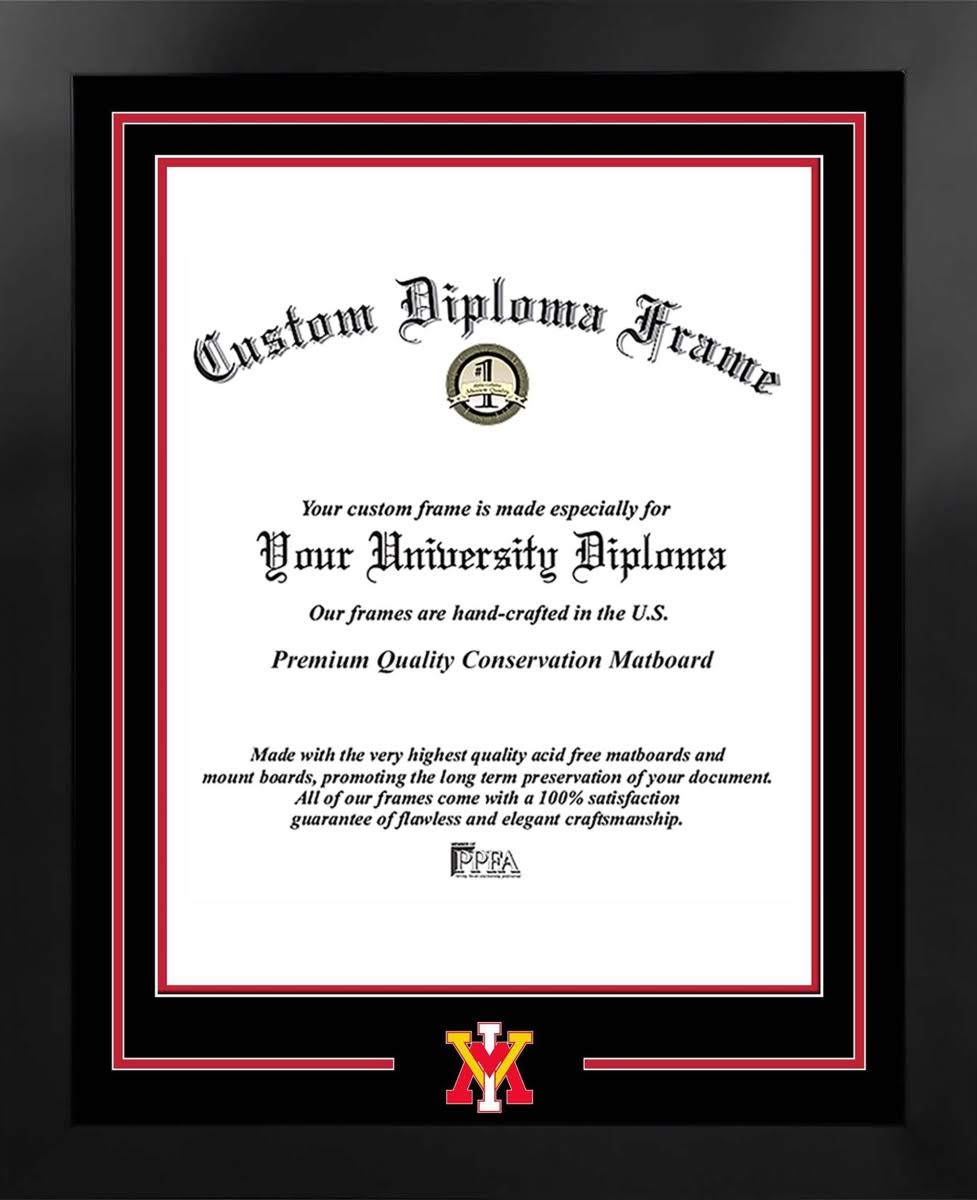 15.75 x 20 in. Black Frame Diploma P5992