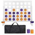 4 in A Row Wooden Board Game with Carry Case N618028