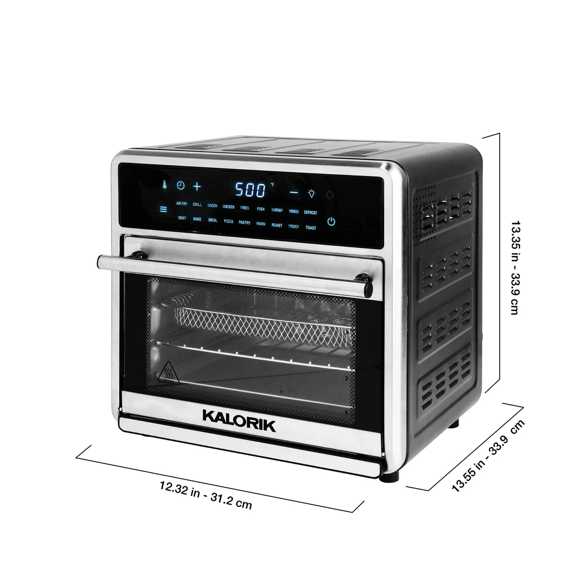 16 Quart Stainless Steel Air Fryer Oven and Grill X505155