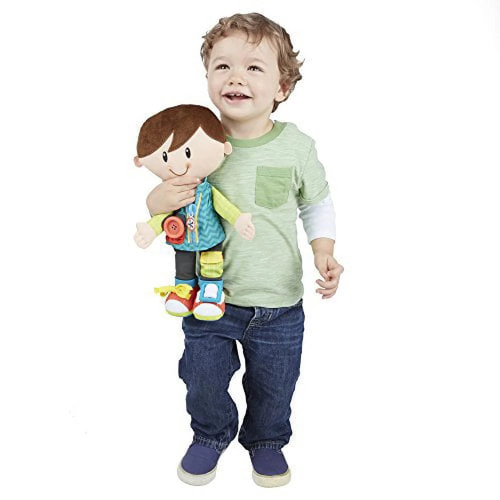 Playskool Dressy Kids Boy Activity Stuffed Doll Plush Toy D454
