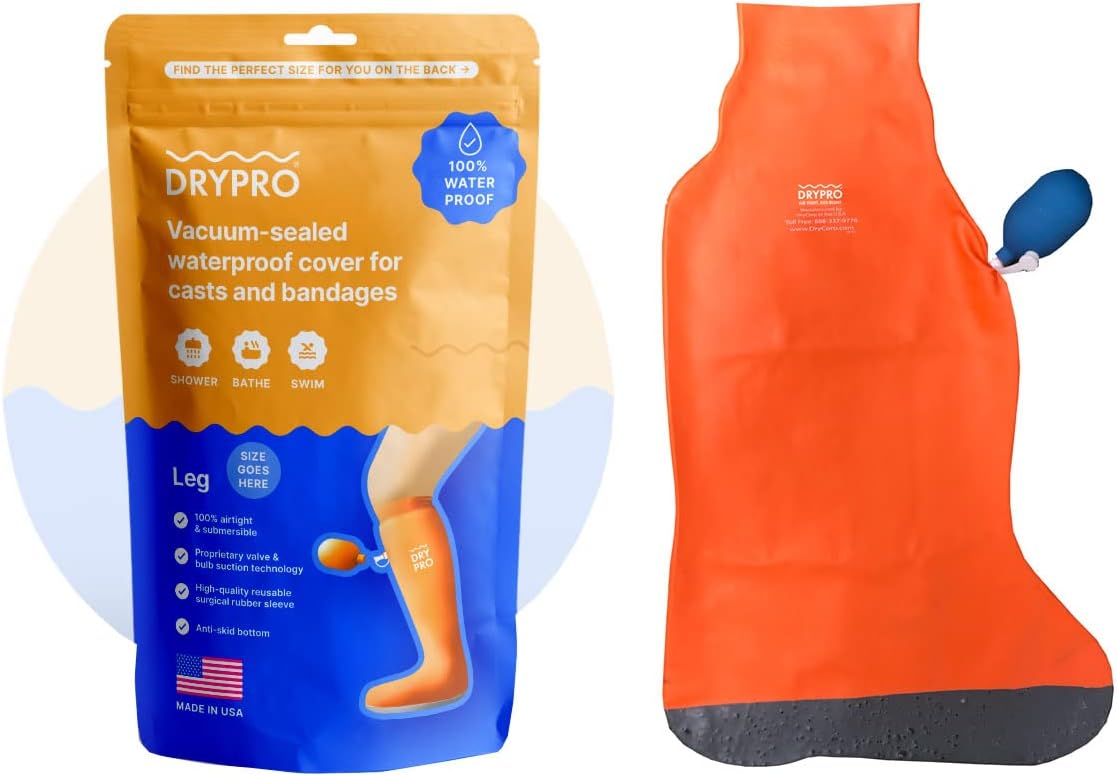 X-Small Pack of 2 Waterproof Full Leg Cast Cover V58199