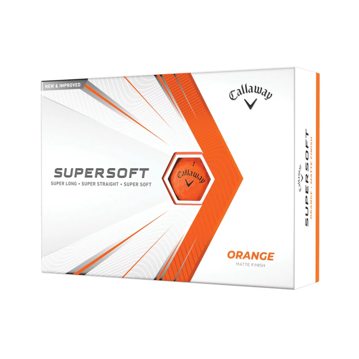 White 12 Pack Golf Balls T5833
