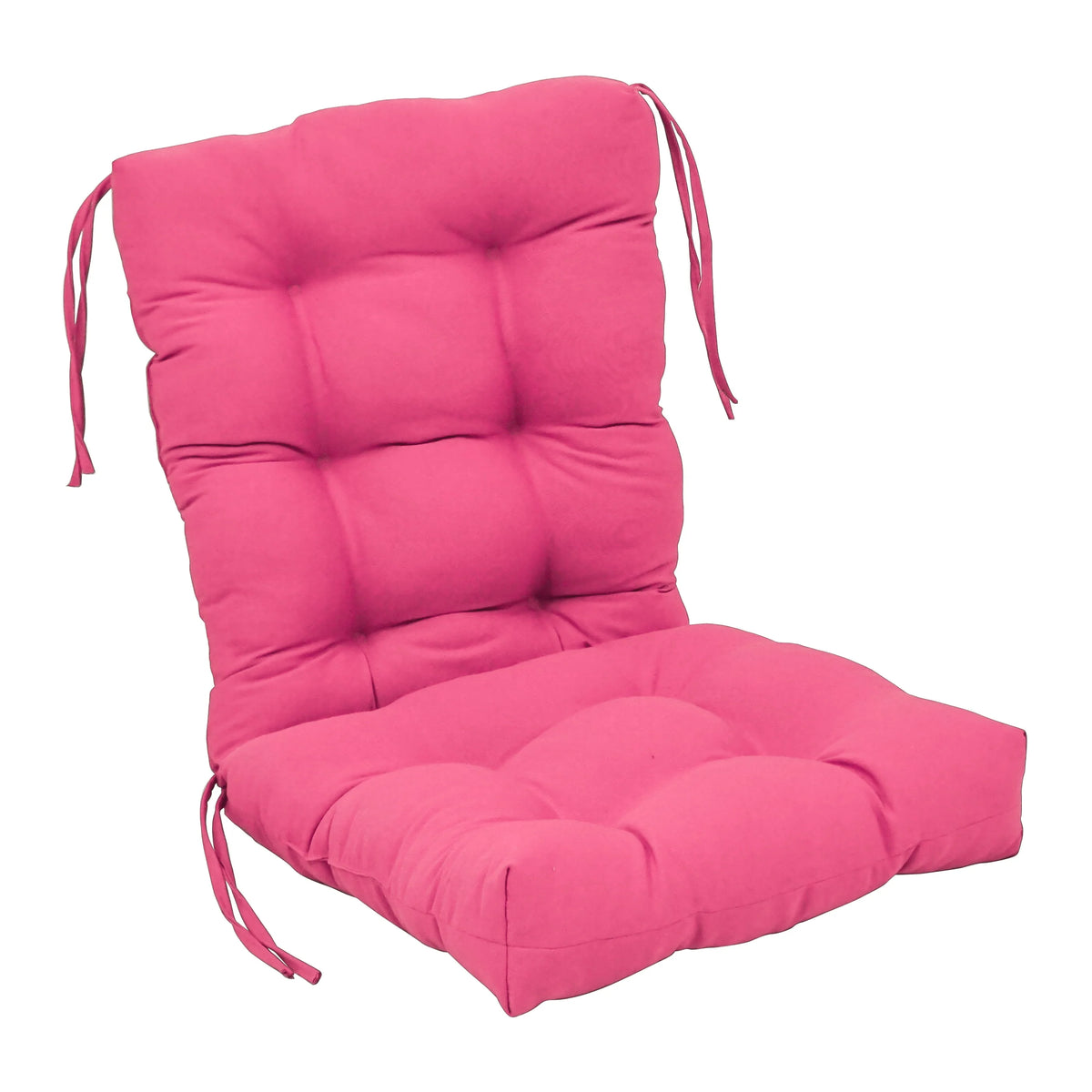 18-inch by 38-inch Solid Twill Tufted Chair Cushion G666491