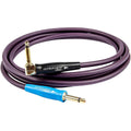 Pro Studio 1/4 Right to Straight Instrument Cable Purple 20 ft. P549